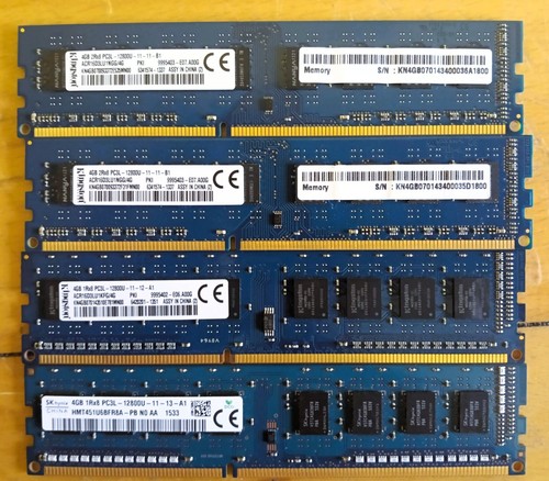 Lotto ram 16gb 4x4gb ddr3 - 4x4gb,